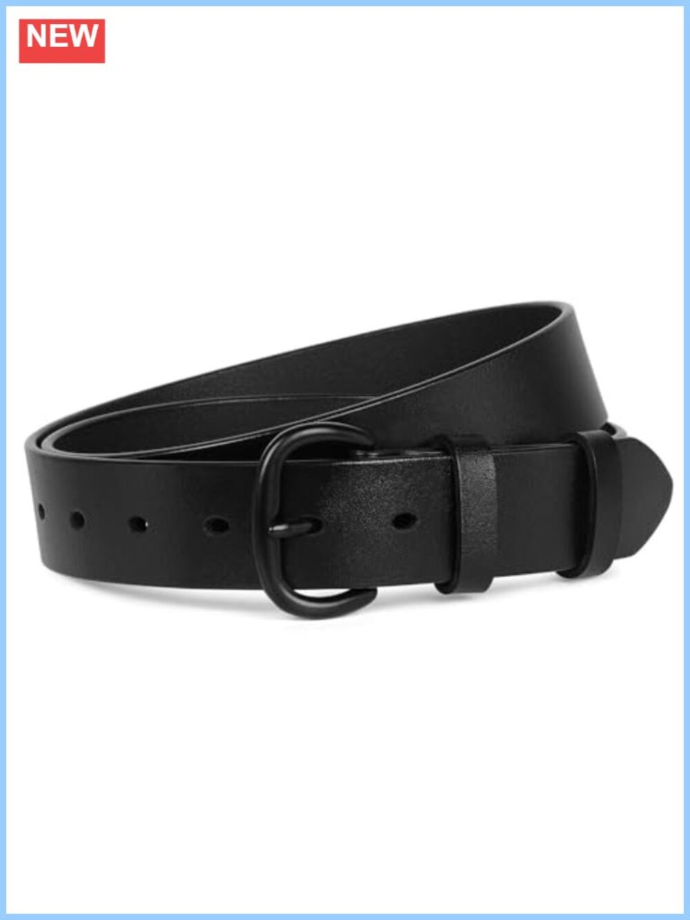 PU Leather Belt for Women Jeans Pants Dresses Classic Waist Belt with Metal
